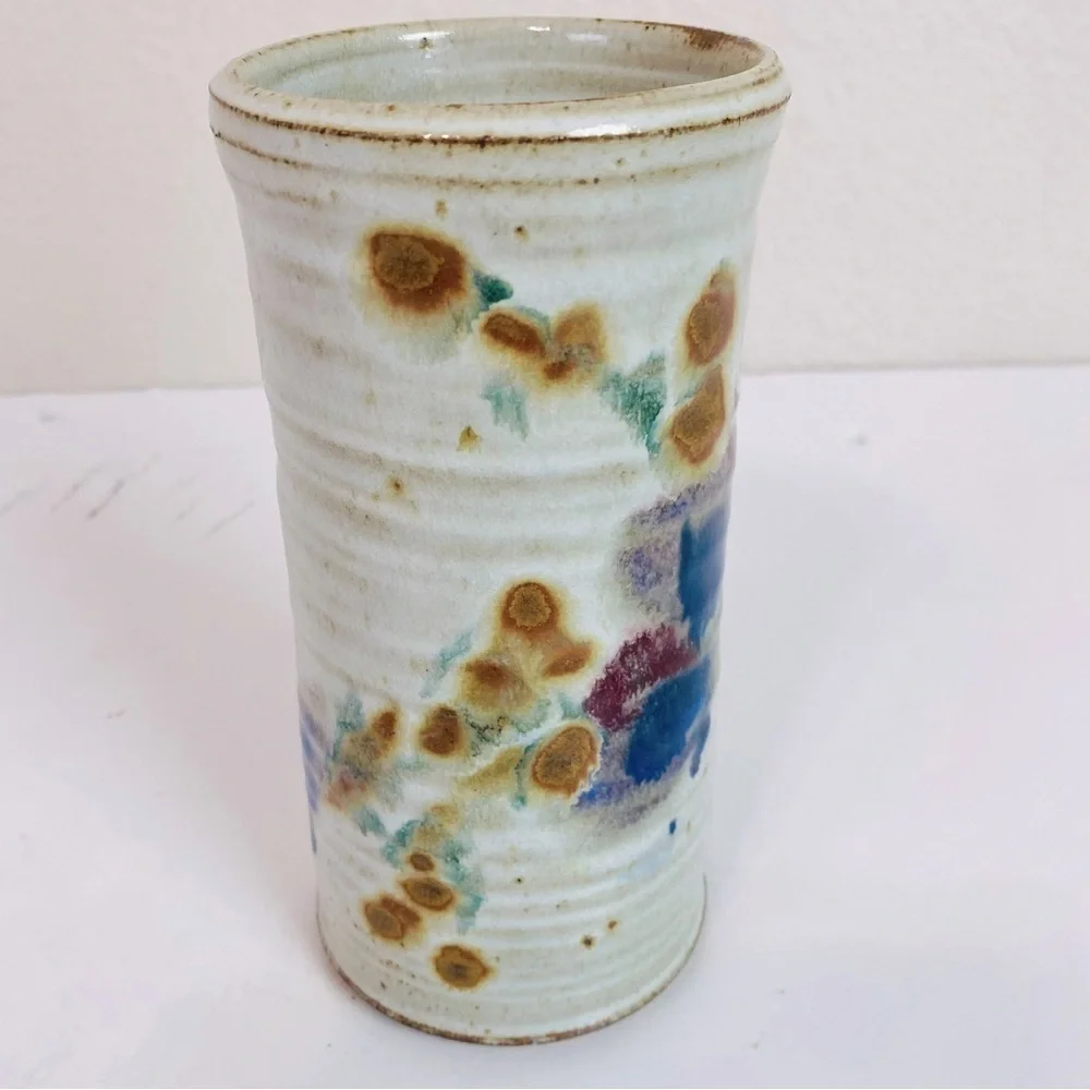 Red Rock Pottery Vase Sedona Az 7” x 3.5”